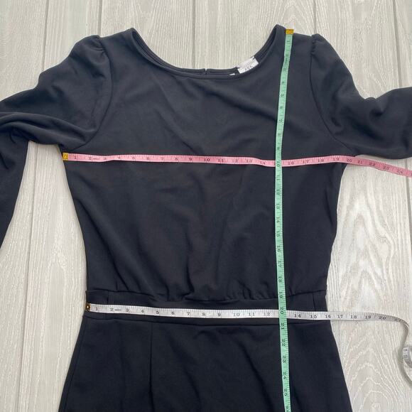 Nikki Lund Women's Black Kate Long Sleeve Knit Dress Size XL X-Large - Picture 5 of 12